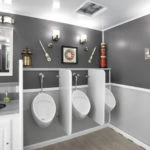 Emergency Portable Toilet in Plano delivered by DFW Toilets for construction and event use